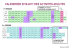 CALENDRIER 2016-2017 DES ACTIVITES ADULTES