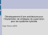 Développement d`une architecture pour l`implantation de