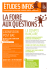 Études infos N°3 - janvier 2014 - Maison de la Nouvelle Calédonie
