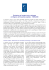 Évolution de l`emploi et du chômage en Région de Bruxelles