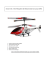 Falcon-X Alu - Mini H&eacute;licopt&egrave;re 3D t&eacute;l&eacute;command&eacute;