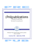 (Pré)publications (Pré)publications