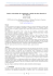 Etude de la dynamique des communaut&eacute;s v&eacute;g&eacute;tales des dunes