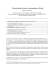 Préconstitution des preuves, présomptions et fictions