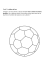 Cycle 2 Le ballon de foot Consigne : On veut colorier ce dessin de