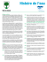 Fiche d`informations sur l`histoire de l`eau à Gland