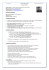 Curriculum Vitae - Ingénieur Electro