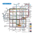 Plan des transports de la ville de Kyoto.