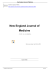 New England Journal of Medicine - Urgences