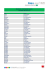 Liste des structures