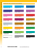 12 Standard Print Colors / Couleurs Standards pour l`Impression