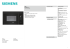 Siemens HF24M664 Micro-onde encastrable Version