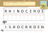 Lecture : Compose le mot RHINOCEROS avec les lettres mobiles