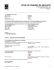fiche de données de sécurité