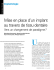 Mise en place d`un implant au travers de tissu dentaire