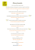 Menu formules - Auberge du Cheval Blanc