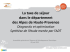 Etude sur la taxe de s&eacute;jour dans les Alpes de Haute
