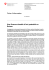 Fiche d`information - Une finance durable à fort potentiel en Suisse