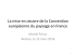 La mise en oeuvre de la Convention européenne du paysage en