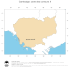 Cambodge: carte des contours II