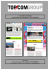 Les bannières et l`habillage de la Newsletter TOP/COM NEWS du