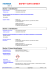 safety data sheet