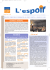 806117 BULLETIN L`ESPOIR XP5 - Ligue contre le cancer de l`Ain