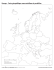 Europe - Carte g&eacute;opolitique sans m&eacute;ridiens ni parall&egrave;les