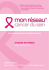 Dossier de presse MON RESEAU CANCER DU SEIN
