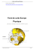 Fond de carte Europe Physique