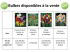 Bulbes disponibles &agrave; la vente