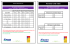 Horaires dimanche soir et lundi matin