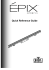 EPIX Strip 2.0 Quick Reference Guide Rev. 2