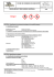 Fiche de donnée de sécurité