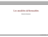 Les modèles déformables