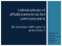 Individualisme et affaiblissement du fait communautaire