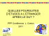 Etudier &agrave; l`&eacute;tranger?