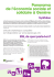 Panorama de l`&eacute;conomie sociale et solidaire &agrave; - APRES