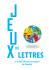 Jeux de lettres - Médiathèque de Chantilly