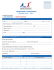 FORMULAIRE D`INSCRIPTION SESSION 2014 – 2016