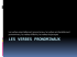 LES VERBES PRONOMINAUX