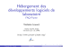Hébergement des développements logiciels de laboratoire