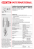 Limiteur de pression proportionnel Forme cartouche SAE 8