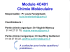 Module 4C401 Chimie Moléculaire