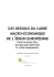 les dessous du cadre macro-économique de l`union européenne