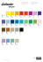 La nouvelle liste des couleurs opaques