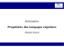 Automates Propriétés des langages réguliers
