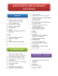 Liste indicative - Tourisme durable au Costa Rica 2011