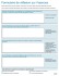 Formulaire de réflexion sur l`exercice