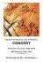 Flyer vernissage CD Big Band - Conservatoire de musique Ecole de